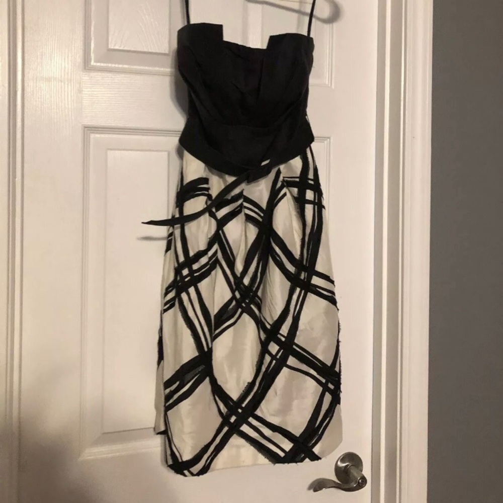 White House Black Market Strapless Cocktail Dress